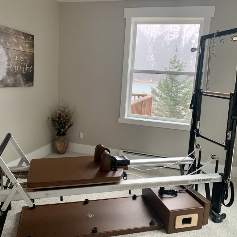 A Pilates machine in a room with a window, available at a competitive pricing in Juneau.